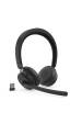 Obrázok pre Lenovo ANC Headset 6550 Sluchátka s mikrofonem Bezdrátový Přes hlavu Kancelář / call centrum USB typu C Bluetooth Černá