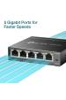 Obrázok pre TP-Link TL-SG105E síťový přepínač Řízený L2 Gigabit Ethernet (10/100/1000) Černá