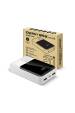 Obrázok pre Powerbanka 10 000 mAh, 2× USB, 1× USB-C 22,5 W, QC4+, LCD displej, bílá