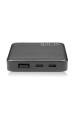 Obrázok pre Powerbanka 10 000 mAh, 1× USB, 2× USB-C, 20 W, QC4+, LCD displej, černá