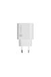 Obrázok pre SÍŤOVÁ NABÍJEČKA NATEC RIBERA 1X USB-A + 1X USB-C 20W BÍLÁ