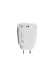 Obrázok pre SÍŤOVÁ NABÍJEČKA NATEC RIBERA 1X USB-A + 1X USB-C 20W BÍLÁ