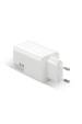 Obrázok pre Síťová nabíječka GaN, 1× USB, 2× USB-C, Quick Charge 4+, 65 W, bílá