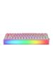 Obrázok pre Klávesnice typu gasket HERO84 HE PINK+Gradient+Contour s přepínači Dragon King RGB AULA