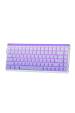 Obrázok pre Klávesnice typu gasket HERO84 HE bílá+fialová+gradient+LIGHT s přepínači JadeKing RGB AULA