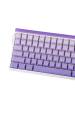 Obrázok pre Klávesnice typu gasket HERO84 HE bílá+fialová+gradient+LIGHT s přepínači JadeKing RGB AULA