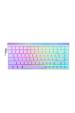 Obrázok pre Klávesnice typu gasket HERO84 HE bílá+fialová+gradient+LIGHT s přepínači JadeKing RGB AULA