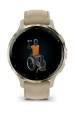 Obrázok pre Garmin 010-02785-55 Chytré hodinky a sportovní hodinky 3,05 cm (1.2") AMOLED 41 mm Digitální 390 x 390 px Dotyková obrazovka Zlato Wi-Fi GPS