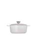 Obrázok pre Le Creuset 21177247164430 litinový hrnec 4,2 l Bílá