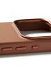 Obrázok pre Mujjo Full Leather Case MagSafe Pouzdro pro iPhone 17 Pro Hnědý