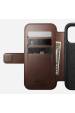 Obrázok pre Nomad Modern Leather Folio pouzdro pro mobilní telefony 16 cm (6.3") Hnědá