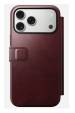 Obrázok pre Nomad Modern Leather Folio pouzdro pro mobilní telefony 16 cm (6.3") Burgundsko