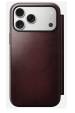 Obrázok pre Nomad Modern Leather Folio pouzdro pro mobilní telefony 16 cm (6.3") Burgundsko