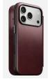 Obrázok pre Nomad Modern Leather Folio pouzdro pro mobilní telefony 16 cm (6.3") Burgundsko