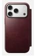Obrázok pre Nomad Modern Leather Folio pouzdro pro mobilní telefony 16 cm (6.3") Burgundsko