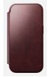 Obrázok pre Nomad Modern Leather Folio pouzdro pro mobilní telefony 16 cm (6.3") Burgundsko