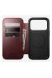 Obrázok pre Nomad Modern Leather Folio pouzdro pro mobilní telefony 16 cm (6.3") Burgundsko