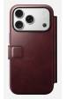 Obrázok pre Nomad Modern Leather Folio pouzdro pro mobilní telefony 16 cm (6.3") Burgundsko