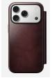 Obrázok pre Nomad Modern Leather Folio pouzdro pro mobilní telefony 16 cm (6.3") Burgundsko
