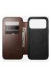 Obrázok pre Nomad Modern Leather Folio pouzdro pro mobilní telefony 16 cm (6.3") Hnědá