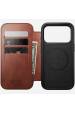 Obrázok pre Nomad Modern Leather Folio pouzdro pro mobilní telefony 16 cm (6.3") Hnědá