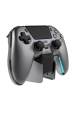 Obrázok pre Deltaco Gaming GAM-199-STEELGRAY herní ovladač Šedá, Metalická, Ocel Bluetooth/USB Gamepad PlayStation 5, Android, iOS