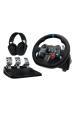 Obrázok pre Logitech G 991-000539 herní ovladač Hliník, Černá USB Volant + pedály + náhlavní souprava PC, PlayStation 4, PlayStation 5, Playstation 3