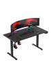 Obrázok pre Elektricky výškově nastavitelný herní stůl Huzaro Hero 8.7 RGB, černý