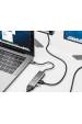 Obrázok pre Equip 133485 USB grafický adaptér 3840 x 2160 px Černá, Stříbrná