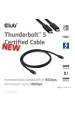 Obrázok pre CLUB3D CAC-2501 Thunderbolt kabel 1 m 120 Gbit/s Černá