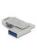 Obrázok pre DeLOCK Flash disk USB 5 Gbps, USB-C + Typ-A, 128 GB - kovový kryt