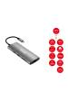 Obrázok pre Equip 133490 dokovací stanice/replikátor portů Kabel USB 3.2 Gen 1 (3.1 Gen 1) Type-C Šedá