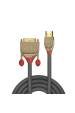 Obrázok pre Lindy 36195 adaptér k video kabelům 2 m HDMI Typ A (standardní) DVI-D Zlato, Šedá