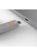 Obrázok pre Lindy 40428 blokátor portů Klíč od blokátoru portu USB typu C Šedá, Oranžová 4 kusů