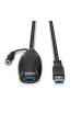 Obrázok pre Lindy 43156 USB kabel USB 3.2 Gen 1 (3.1 Gen 1) 10 m USB A Černá