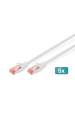 Obrázok pre Digitus DK-1644-100-WH-5 síťový kabel Bílá 10 m Cat6 S/FTP (S-STP)