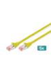 Obrázok pre Digitus DK-1644-100-Y-5 síťový kabel Žlutá 10 m Cat6 S/FTP (S-STP)