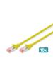 Obrázok pre Digitus DK-1644-050-Y-10 síťový kabel Žlutá 5 m Cat6 S/FTP (S-STP)