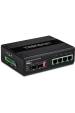 Obrázok pre Trendnet TI-UPG62 síťový přepínač Nespravované L2 Gigabit Ethernet (10/100/1000) Podpora napájení po Ethernetu (PoE) Černá