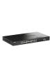 Obrázok pre D-Link DGS-1530-28P/E síťový přepínač Řízený L2 Gigabit Ethernet (10/100/1000) Podpora napájení po Ethernetu (PoE) Černá