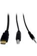 Obrázok pre Inter-Tech AS-42HA HDMI konzolový (KVM) přepínač Černá