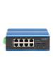 Obrázok pre Digitus DN-651151 síťový přepínač Nespravované Gigabit Ethernet (10/100/1000) Podpora napájení po Ethernetu (PoE) Černá, Modrá