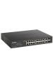 Obrázok pre D-Link DGS-1100-18PV2 síťový přepínač Řízený L2 Gigabit Ethernet (10/100/1000) Podpora napájení po Ethernetu (PoE) 1U Černá