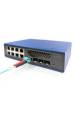 Obrázok pre Digitus DN-651161 síťový přepínač Řízený L2/L3 Gigabit Ethernet (10/100/1000) Podpora napájení po Ethernetu (PoE) Černá, Modrá