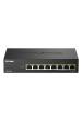 Obrázok pre D-Link DMS-108P/E síťový přepínač Nespravované 2.5G Ethernet (100/1000/2500) Podpora napájení po Ethernetu (PoE) Černá