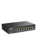 Obrázok pre D-Link DMS-108P/E síťový přepínač Nespravované 2.5G Ethernet (100/1000/2500) Podpora napájení po Ethernetu (PoE) Černá