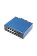Obrázok pre Digitus DN-651153 síťový přepínač Nespravované Gigabit Ethernet (10/100/1000) Podpora napájení po Ethernetu (PoE) Černá, Modrá