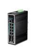 Obrázok pre Trendnet TI-PG1284i Řízený L2+ Gigabit Ethernet (10/100/1000) Podpora napájení po Ethernetu (PoE) Černá