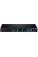 Obrázok pre Trendnet TPE-5028WS síťový přepínač Řízený Gigabit Ethernet (10/100/1000) Podpora napájení po Ethernetu (PoE) 1U Černá