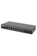 Obrázok pre Digitus DN-95340 síťový přepínač Nespravované Gigabit Ethernet (10/100/1000) Podpora napájení po Ethernetu (PoE) Černá